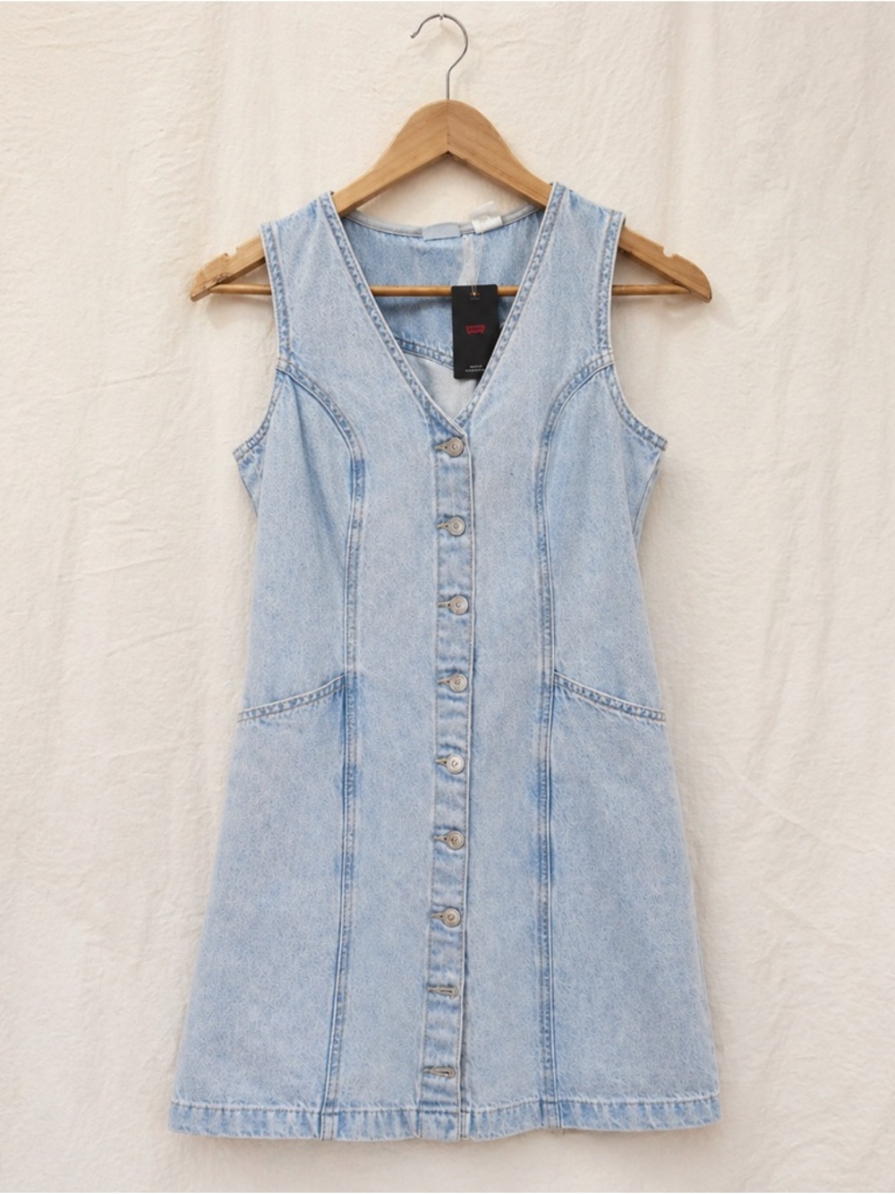 Levi’s Women's Vianna Denim Button-Front Vest Dress